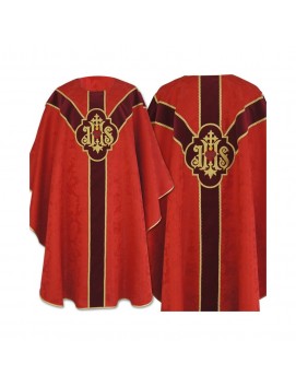 Semi-Gothic chasuble - red (36)