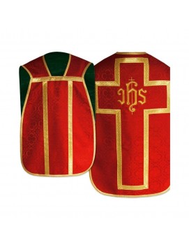 Ρωμαϊκό φελόνιο IHS - λειτουργικά χρώματα, ζακάρντ (29)