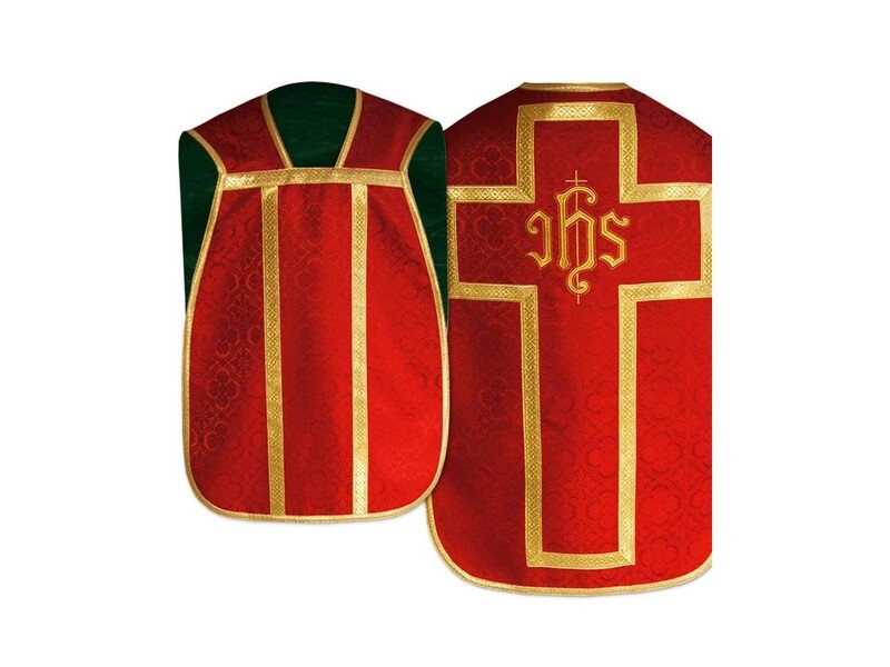 Římský ornát IHS - liturgické barvy, jekat (29)