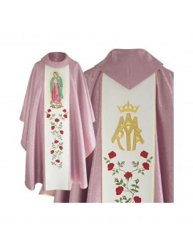Casulla gótica "Nuestra Señora de Guadalupe (34)