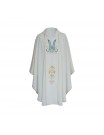 Marian chasuble embroidered ecru (22)
