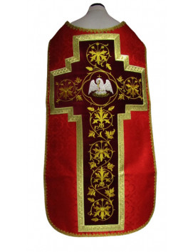 Casulla romana de terciopelo