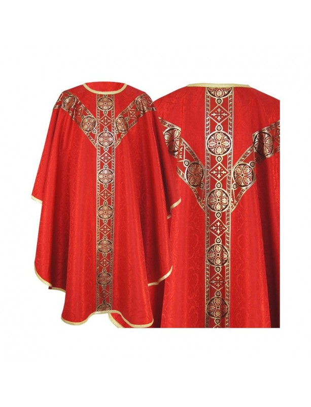 Chasuble semi-gothique - couleurs liturgiques