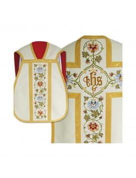 Roman Chasuble with Manipulator, Burse and Veil for chalice (9)