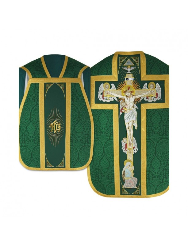 Roman Chasuble with Manipulator, Burse and Veil for chalice (13)