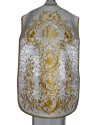 Roman chasuble white embroidered IHS (70)