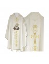 Chasuble brodée de saint Padre Pio