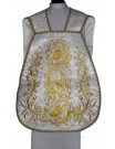 Roman chasuble white embroidered IHS (70)