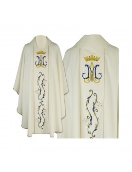 Μαριανικό γοτθικό χειροκέντητο φελόνιο (36)