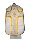 Roman chasuble white Heart of Jesus (49)