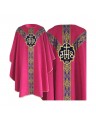 Chasuble semi gothic pink - jacquard fabric (66)