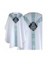 Marian chasuble semi gothic - jacquard fabric (68)