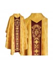 Gothic chasuble, jacquard fabric, golden honey (63)