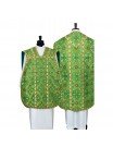 Roman chasuble green - silk fabric (25)