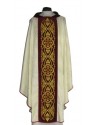 Embroidered jacquard chasuble, damask - ornament (5)
