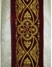 Embroidered jacquard chasuble, damask - ornament (5)