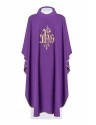Ornat haftowany IHS - kolory liturgiczne