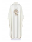 Embroidered chasuble with cross + ears - liturgical colors (42)