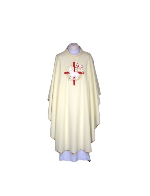 Casulla bordada Cordero de Dios (A5)