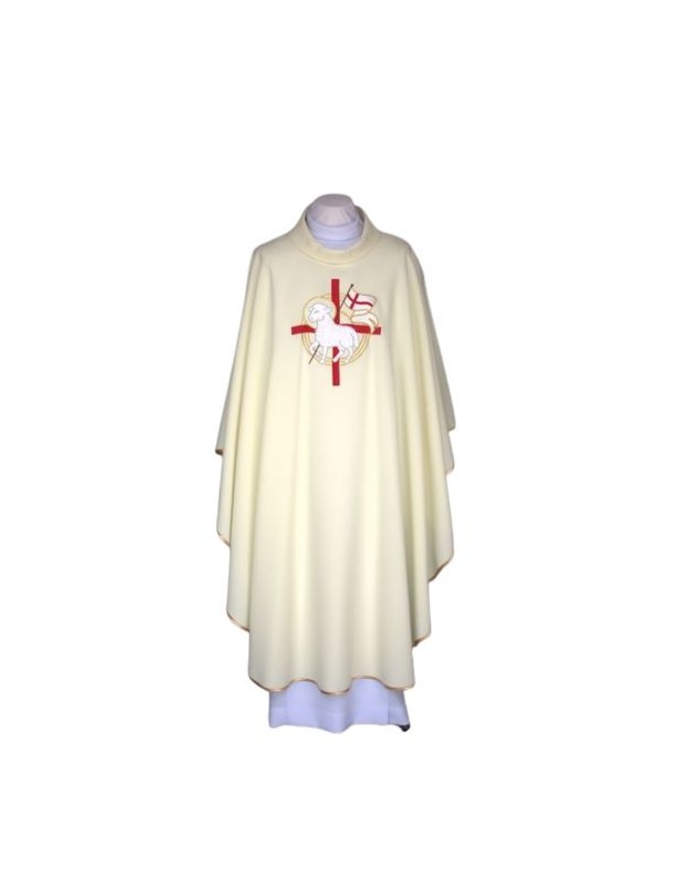 Embroidered chasuble Lamb of God (A5)