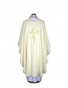 Chasuble embroidered ecru - cross (74)