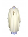 Ecru embroidered chasuble - Cross (78)