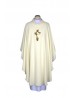 Chasuble brodée écru - Croix