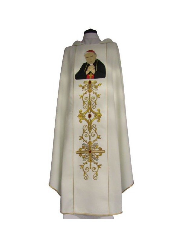 Casulla bordada del Cardenal Stefan Wyszynski