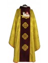 Vezena misnica Jagnje Božje - tkanina baršun