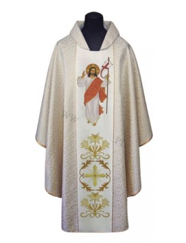 Chasuble brodée - Christ ressuscité