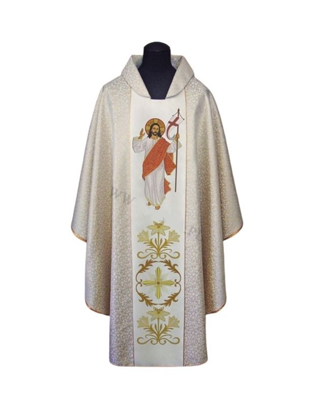Embroidered chasuble - Christ Risen (93)