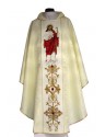 Good Shepherd embroidered chasuble, rosette