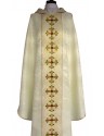 Chasuble with beautiful embroidered belt + stones (1)
