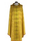 Gold chasuble with beautiful embroidered belt + stones (3)