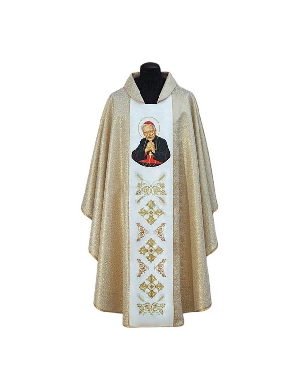 Casula con immagine del Cardinale Stefan Wyszynski
