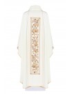 Chasuble embroidered IHS symbol - ecru