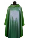 Chasuble verte unie, brillante (6)
