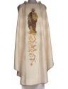 Embroidered chasuble with image of St. Joseph - rosette (6)