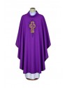Embroidered chasuble purple - cross (10)
