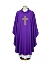 Embroidered chasuble purple - cross (15)
