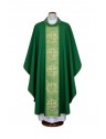 Green chasuble with modern embroideries (16)