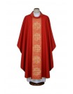 Red chasuble with modern embroideries (16)