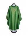 Green chasuble embroidered - cross (18)