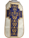 Roman chasuble embroidered Marian motif