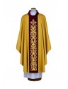 Embroidered gold chasuble - cross, ornament (19)