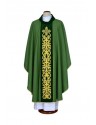 Casulă verde brodată - cruce, ornament (19)