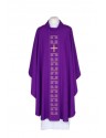 Embroidered purple chasuble - Cross (24)