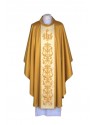 Embroidered gold chasuble - IHS (26)