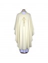 Chasuble embroidered symbol of the Sacrament of Marriage - ecru color