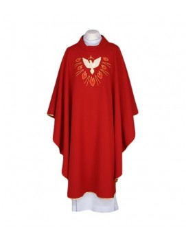 Chasuble embroidered symbolism of the Holy Spirit (35)